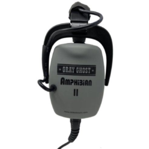 Gray Ghost Amphibian II Headphones for Minelab Equinox