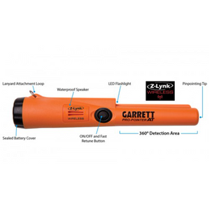 Garrett Pro-Pointer AT Waterproof Pinpointer with Z-Lynk