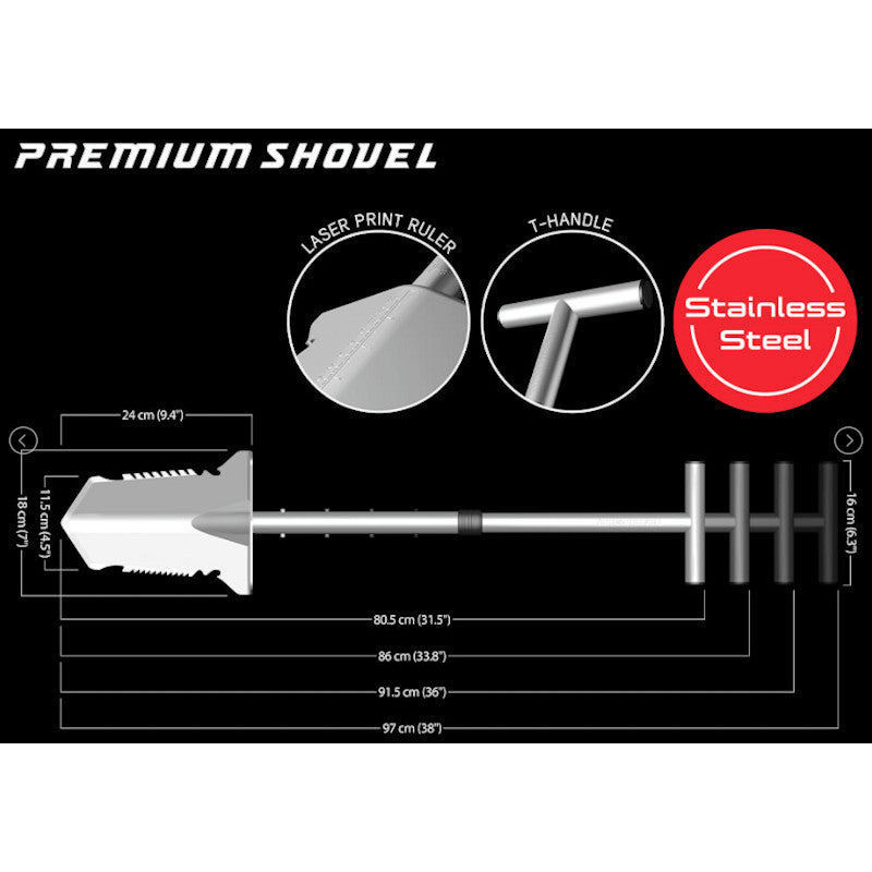 Nokta Makro Premium Stainless Steel Shovel